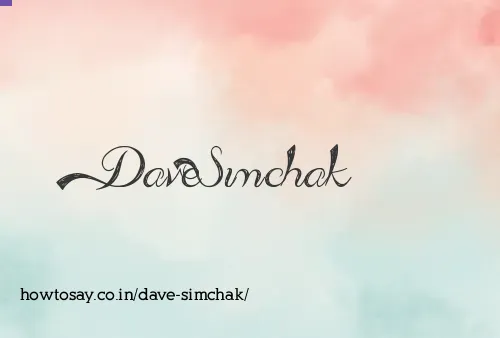 Dave Simchak