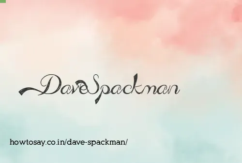 Dave Spackman