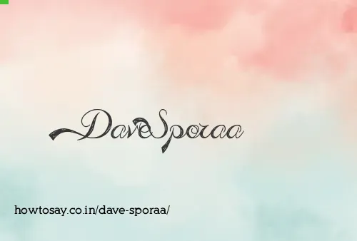 Dave Sporaa