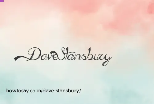 Dave Stansbury