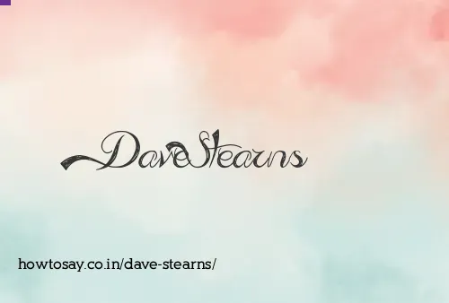 Dave Stearns