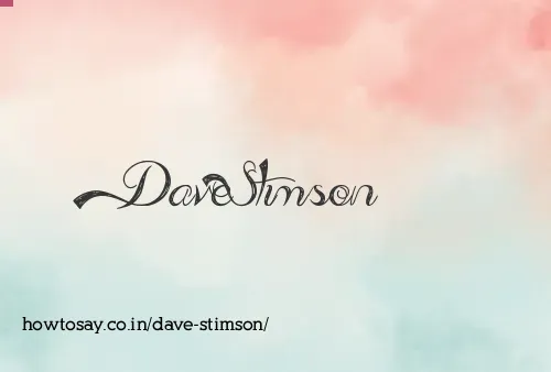 Dave Stimson