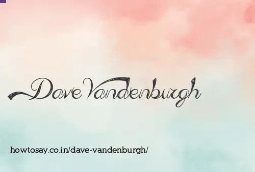 Dave Vandenburgh