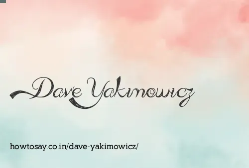 Dave Yakimowicz