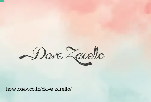 Dave Zarello