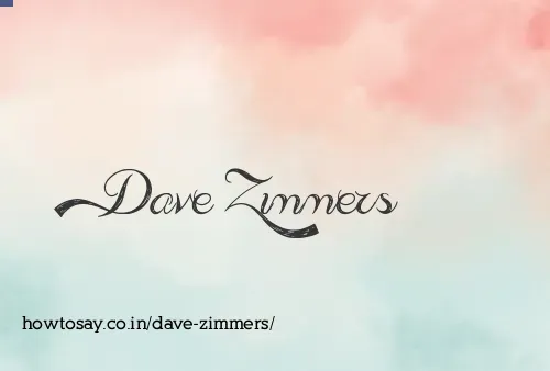 Dave Zimmers