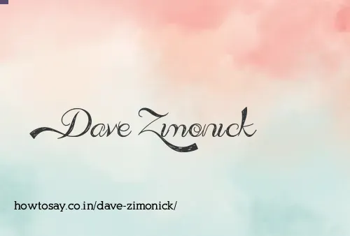 Dave Zimonick