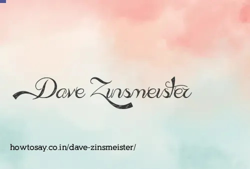 Dave Zinsmeister