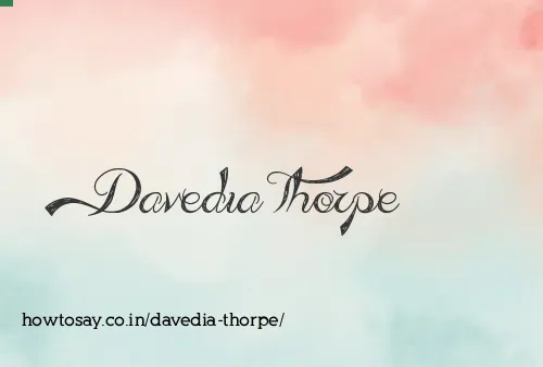 Davedia Thorpe