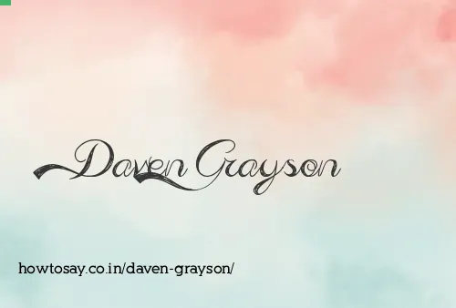 Daven Grayson