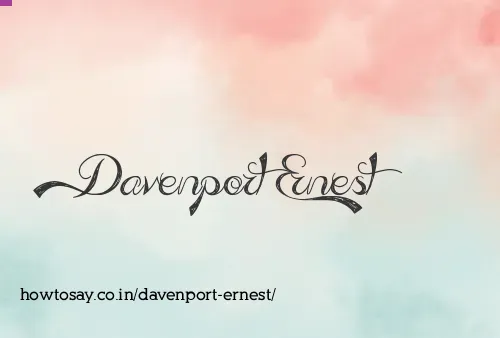 Davenport Ernest