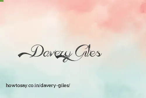 Davery Giles