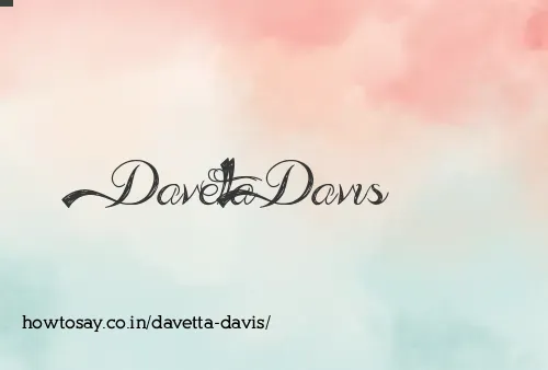 Davetta Davis