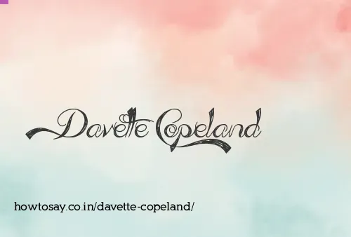 Davette Copeland