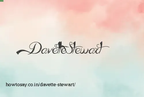 Davette Stewart