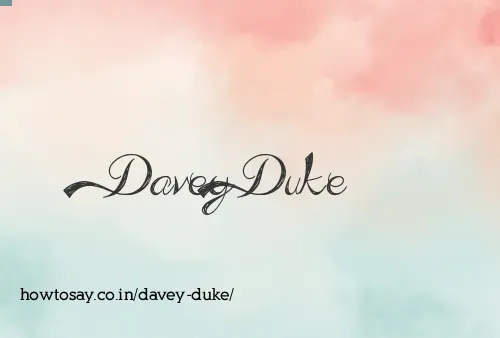 Davey Duke