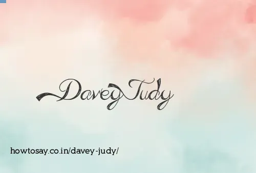 Davey Judy