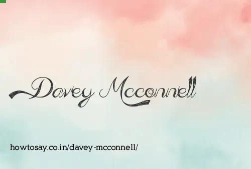 Davey Mcconnell
