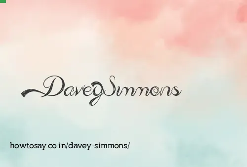 Davey Simmons