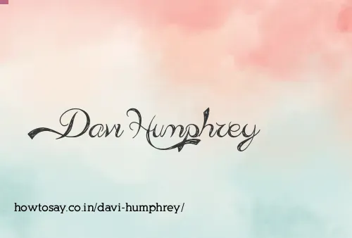 Davi Humphrey