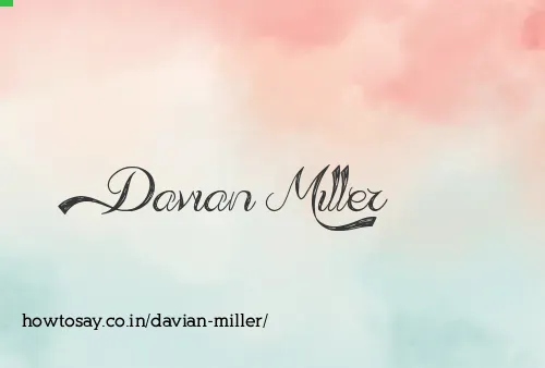 Davian Miller