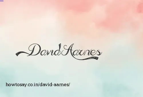 David Aarnes