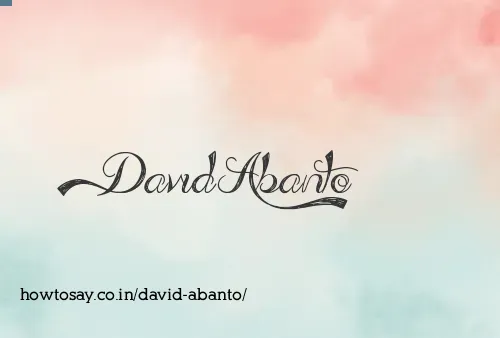 David Abanto