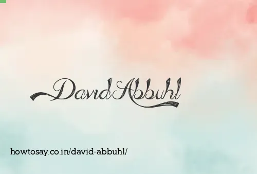 David Abbuhl