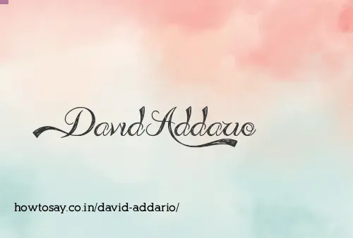 David Addario