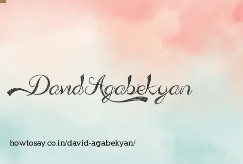 David Agabekyan