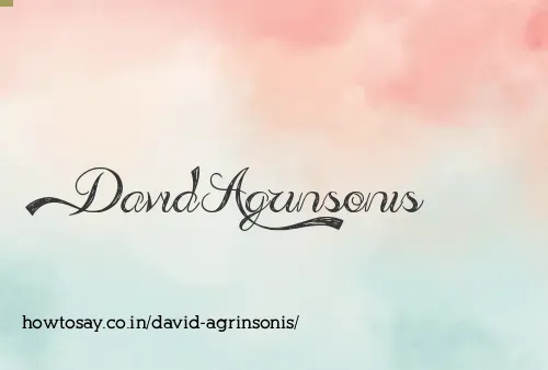 David Agrinsonis