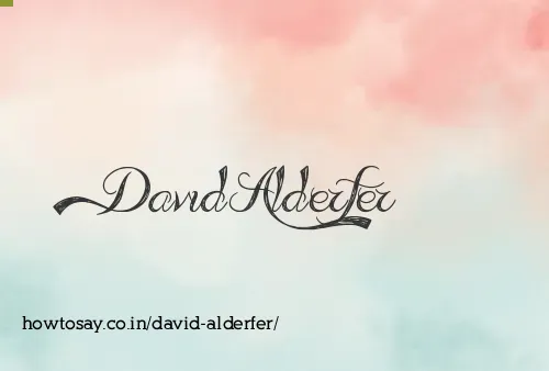 David Alderfer