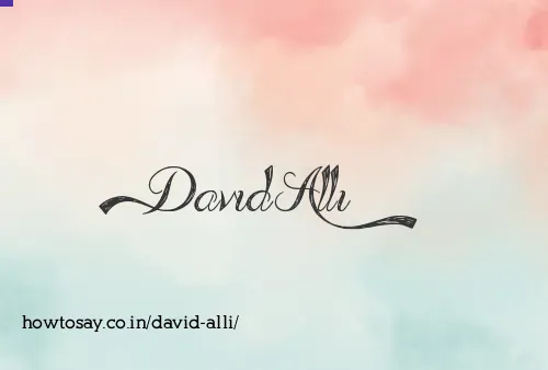 David Alli