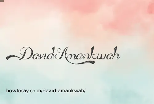 David Amankwah