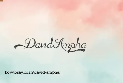 David Ampha