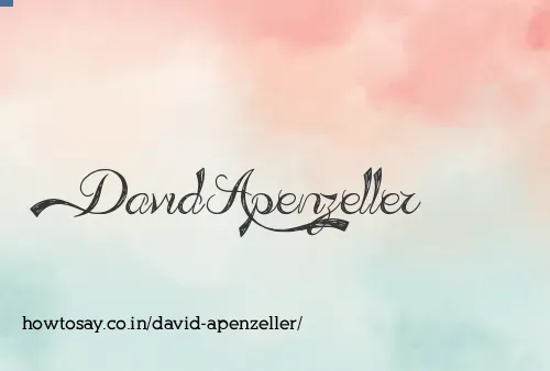 David Apenzeller