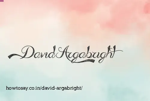 David Argabright