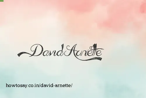 David Arnette
