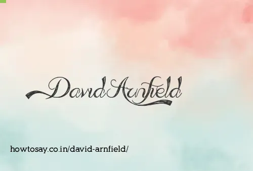 David Arnfield