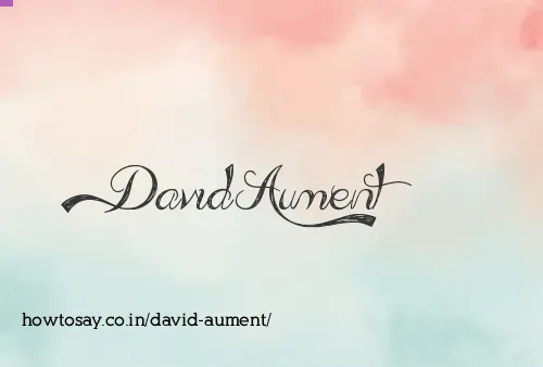 David Aument