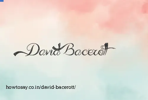 David Bacerott