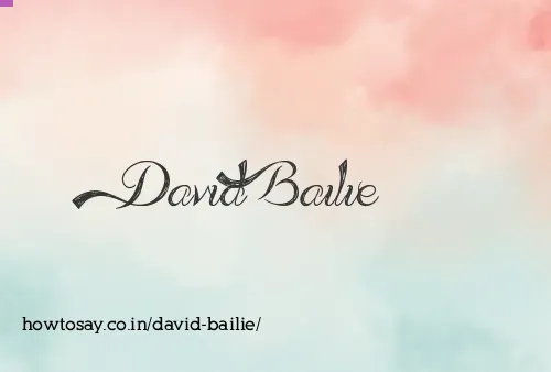 David Bailie