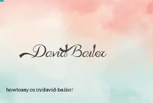 David Bailor