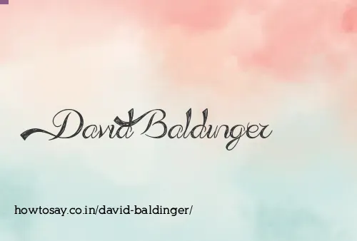 David Baldinger