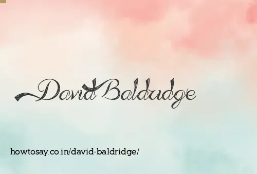 David Baldridge