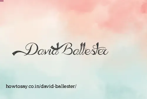 David Ballester