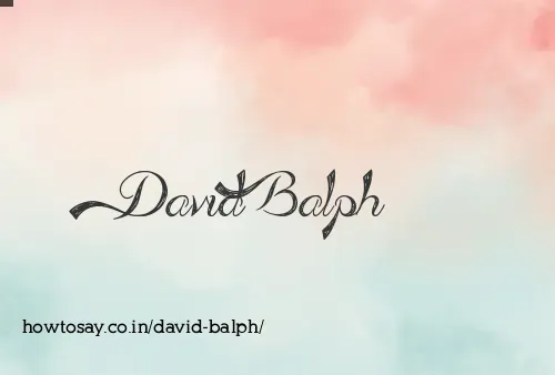 David Balph