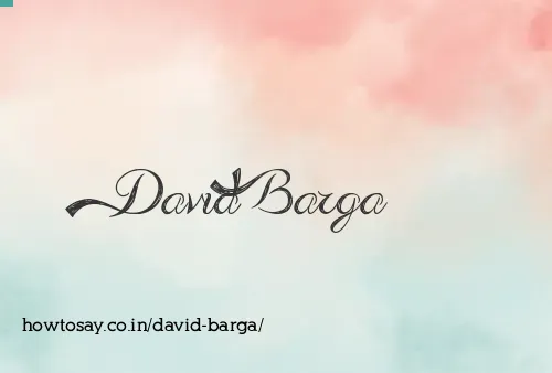 David Barga