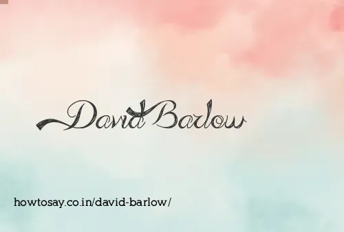 David Barlow