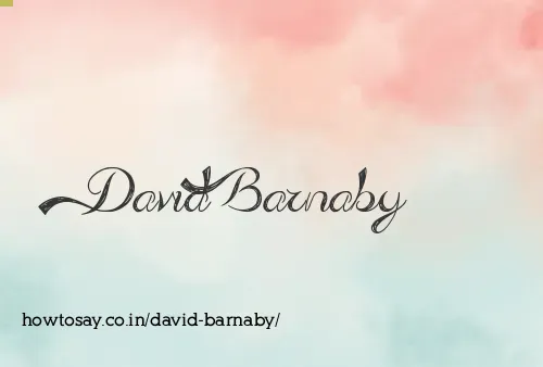 David Barnaby